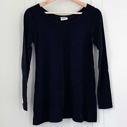 ButterCream Clothing Black long Sleeve Handmade Flowy Top, Black T-shirt Women > Tops > Tees - Long Sleeve 24 $ Buttons & Beans Co.