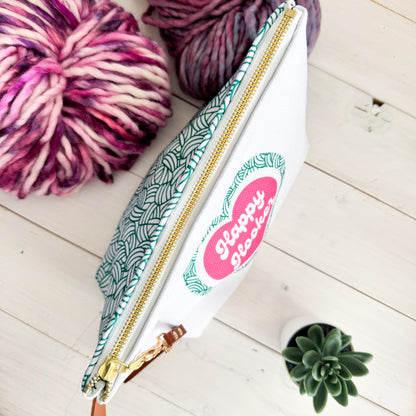 Being Knotty Notions Bag, Crochet Hook, Knitting Needles Organizer, Accessories Case, Crocheting Knitting, Fibre Enthusiasts, Crafters, Crocheter and Knitter Humour Gift