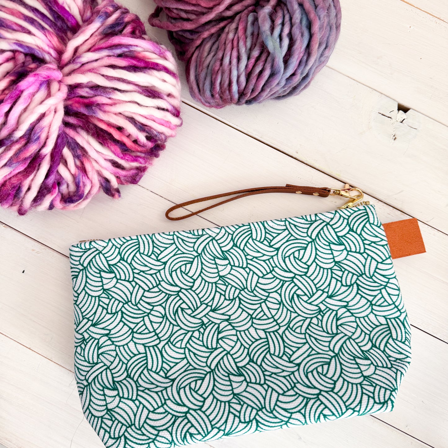 Happy Hooker Crochet Hook and Notions Bag, Accessories Case, Crocheting Knitting, Fibre Enthusiasts, Crafters, Crocheter and Knitter Humour