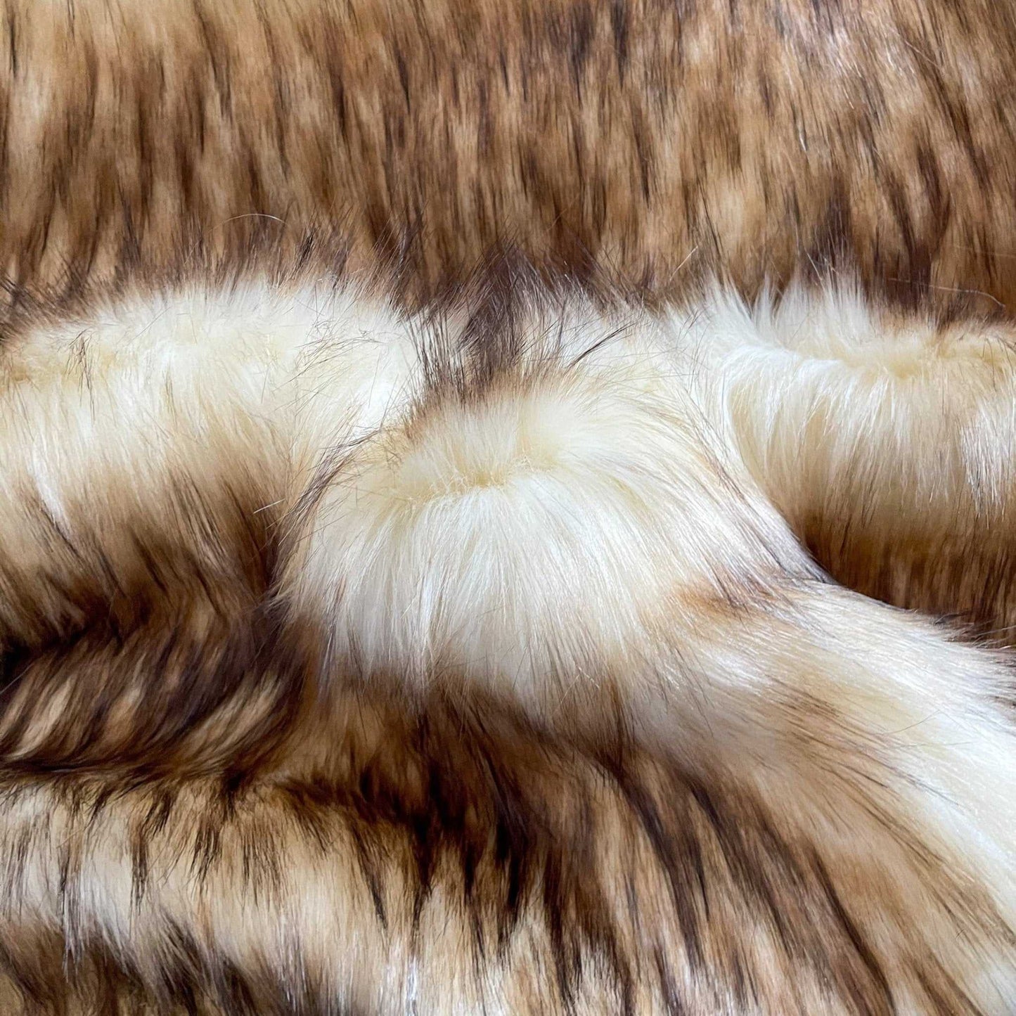 Creme Brulee Faux Fur Fabric by the Yard or Meter | Cream, Tan, Brown Pompom, Arts & Crafts, Decor, Costume Faux Fur Fabric 3 $ Buttons & Beans Co.