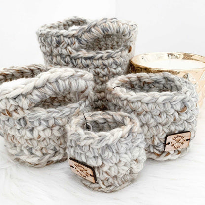 Crochet Basket | Charcoal | Storage Toy Decor Home decor 11 $ Buttons & Beans Co.