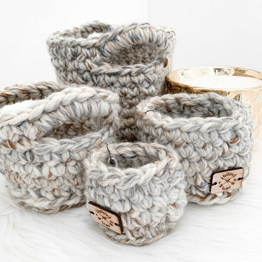 Crochet Basket | Sahara | Storage Decor Home decor 11 $ Buttons & Beans Co.