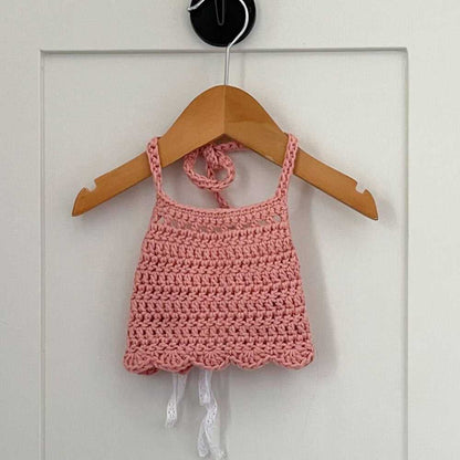 Crochet Crop Top, Baby, Toddler, Kids, Summer, Spring, Boho, Festival, Halter Kids > Shirts & Tops 13 $ Buttons & Beans Co.