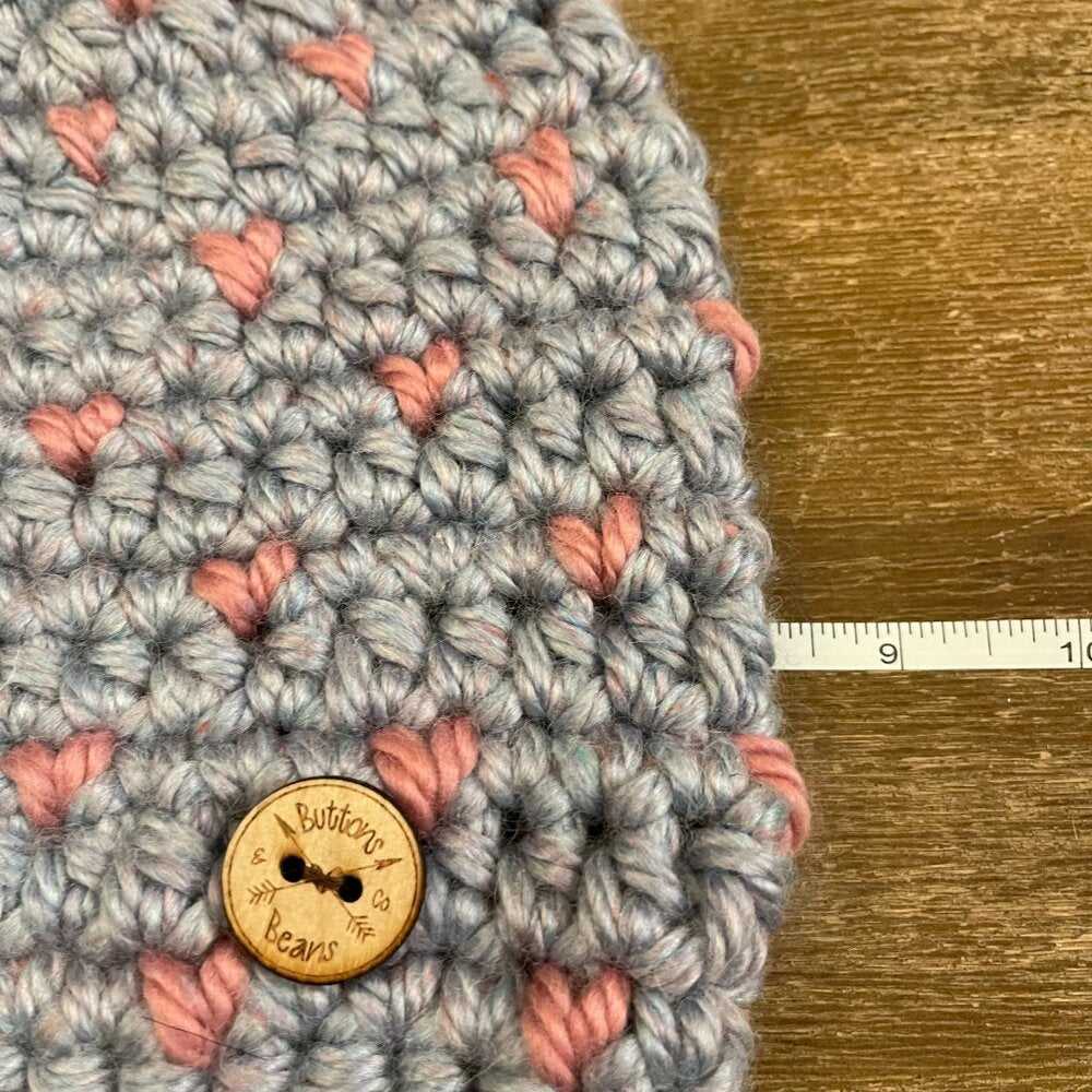 Crochet Hat and Scarf, Toque, Baby, Toddler, Winter, Warm Beanie, Handmade Heart Kids > Accessories > Hats 13 $ Buttons & Beans Co.