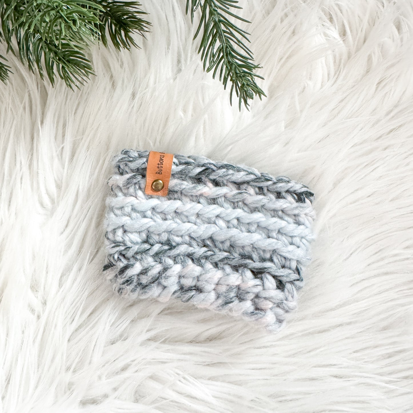 Crochet Cup Cozy | Beverage Sleeve | Arctic