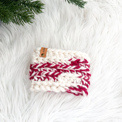 Crochet Cup Cozy | Beverage Sleeve | Candy Cane