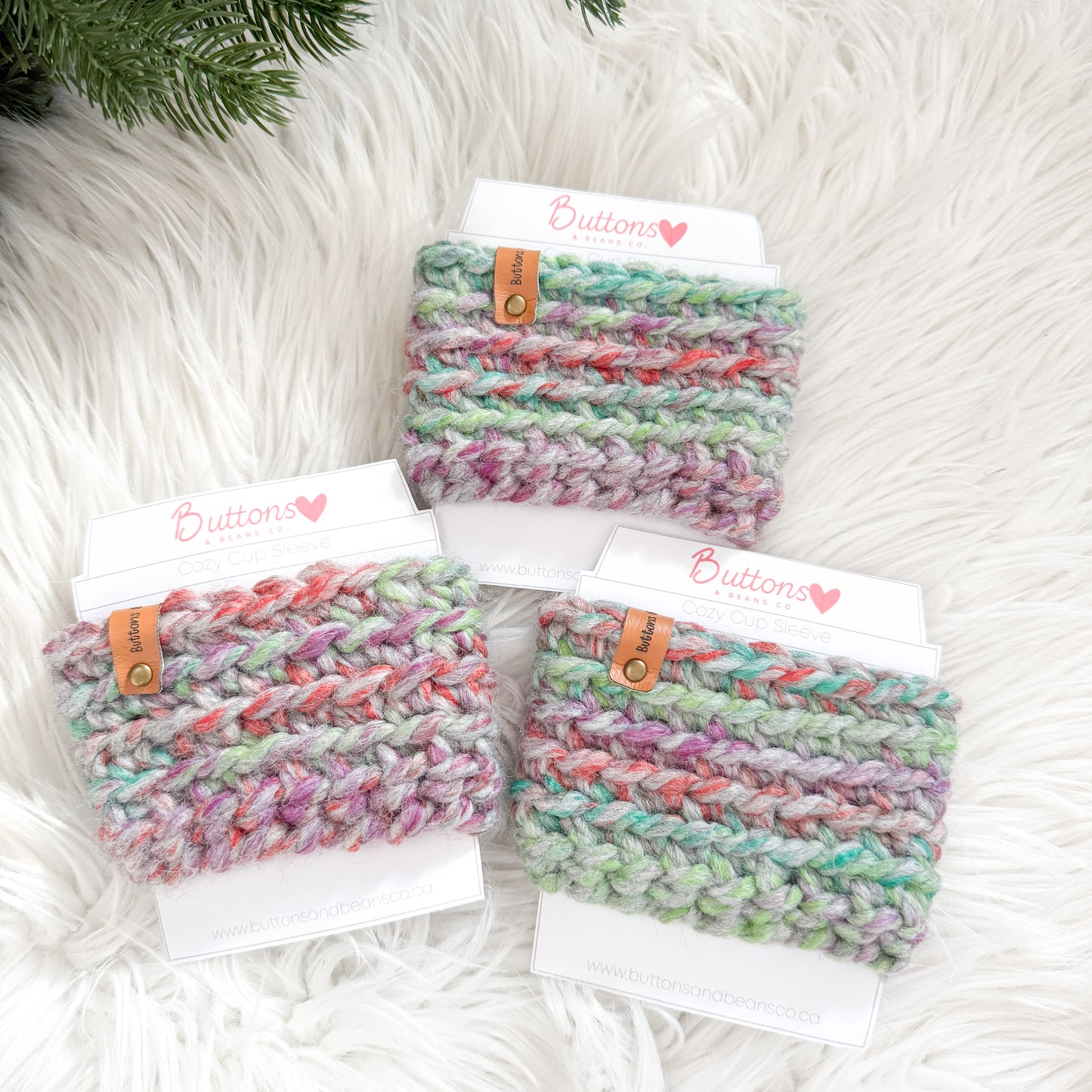 Crochet Cup Cozy | Beverage Sleeve | Eden