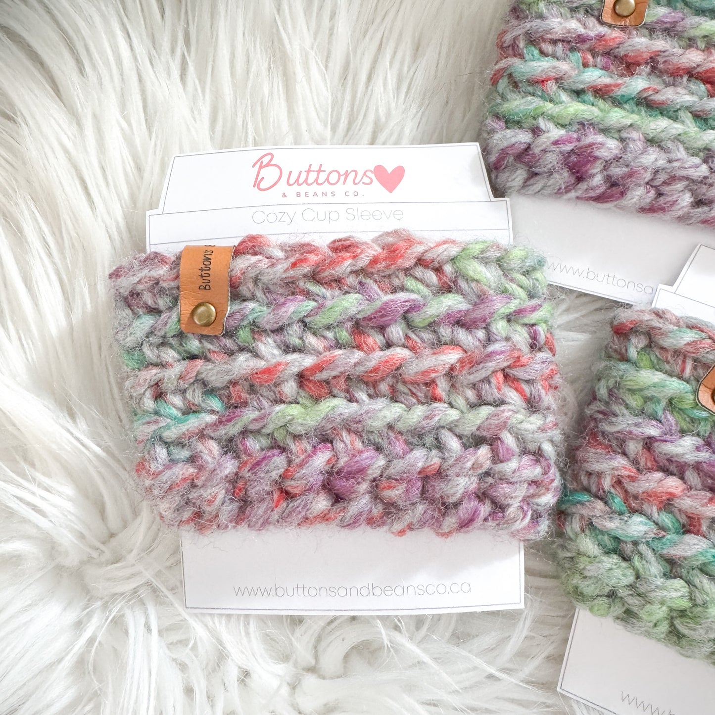 Crochet Cup Cozy | Beverage Sleeve | Eden