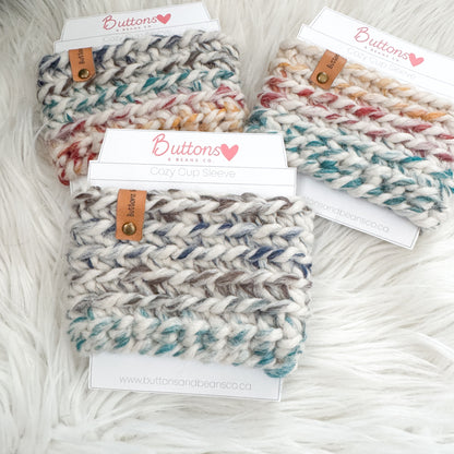 Crochet Cup Cozy | Beverage Sleeve | Hudson