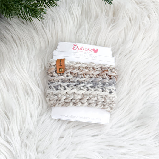 Crochet Cup Cozy | Beverage Sleeve | Sahara