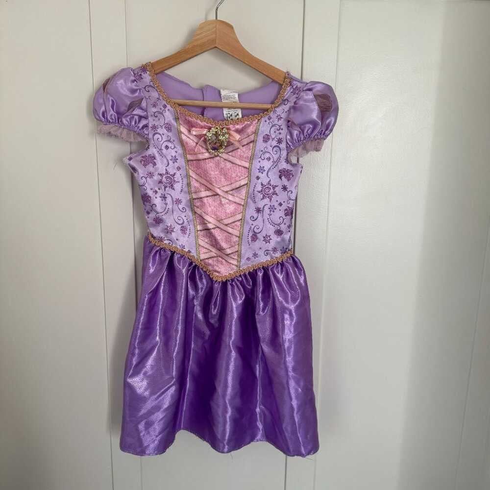 Disney Rapunzel Tangled Dress Up Clothes, Halloween, Princess Costume, Make Kids > Costumes 10 $ Buttons & Beans Co.