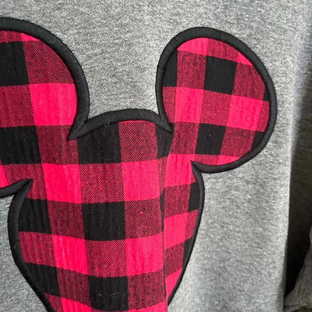 Disney x Joe Fresh Grey Plaid Mickey Mouse Sweatshirt, Sweater, Christmas Women > Sweaters > Crew & Scoop Necks 31 $ Buttons & Beans Co.