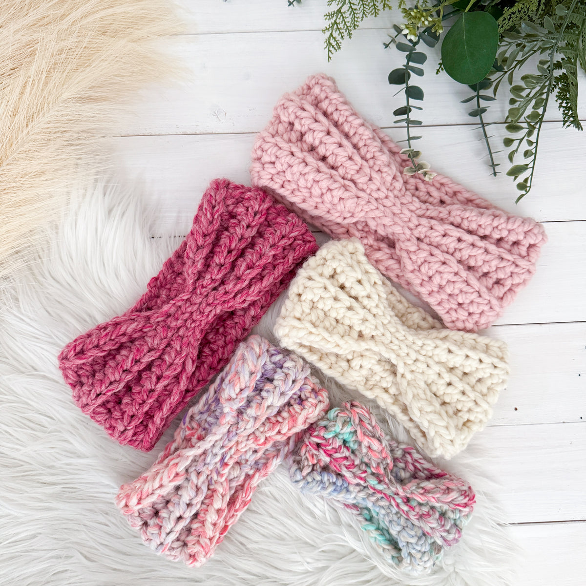 Cinched Ear Warmer | Pick your Colour | Chunky Crochet Headband