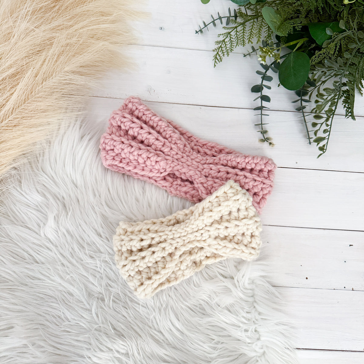 Cinched Ear Warmer | Pick your Colour | Chunky Crochet Headband