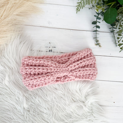 Cinched Ear Warmer | Pick your Colour | Chunky Crochet Headband