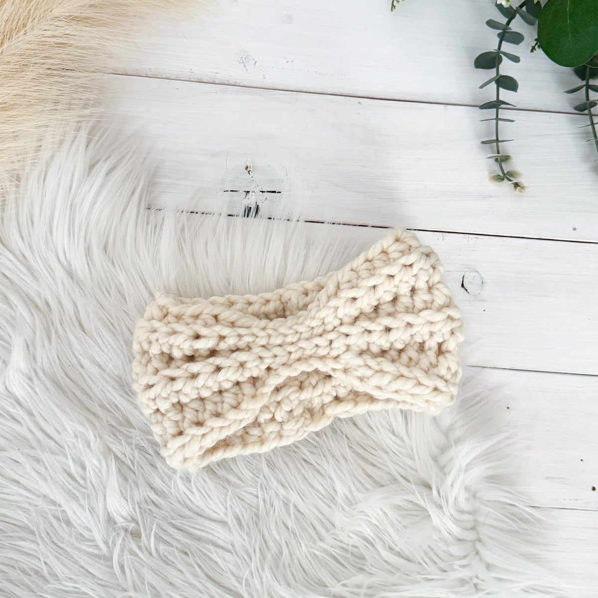Cinched Ear Warmer | Pick your Colour | Chunky Crochet Headband