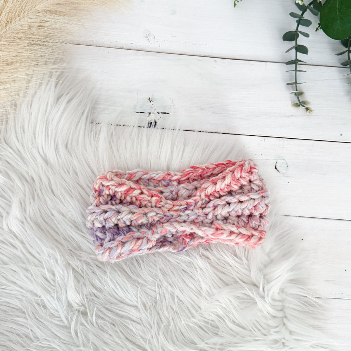Cinched Ear Warmer | Pick your Colour | Chunky Crochet Headband
