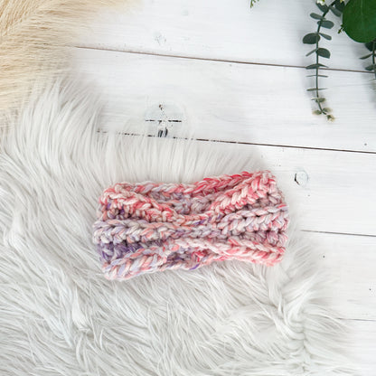 Cinched Ear Warmer | Pick your Colour | Chunky Crochet Headband