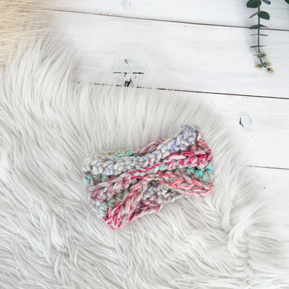 Cinched Ear Warmer | Pick your Colour | Chunky Crochet Headband