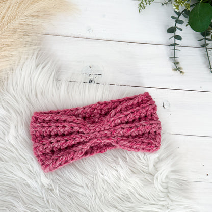 Cinched Ear Warmer | Pick your Colour | Chunky Crochet Headband