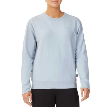 Fila Women's French Terry Crewneck Sweater with pockets | Light Blue Women > Tops > Sweatshirts & Hoodies 18 $ Buttons & Beans Co.