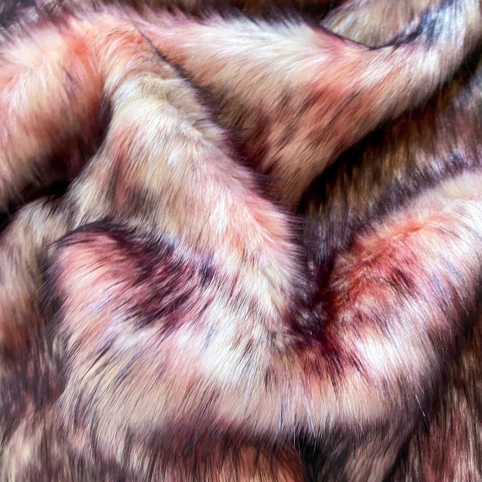 Flamingo Faux Fur Fabric by the Yard or Meter | Blush Pink, Grey and Black, Pompom, Arts & Crafts, Decor, Costumer Faux Fur Fabric 3 $ Buttons & Beans Co.