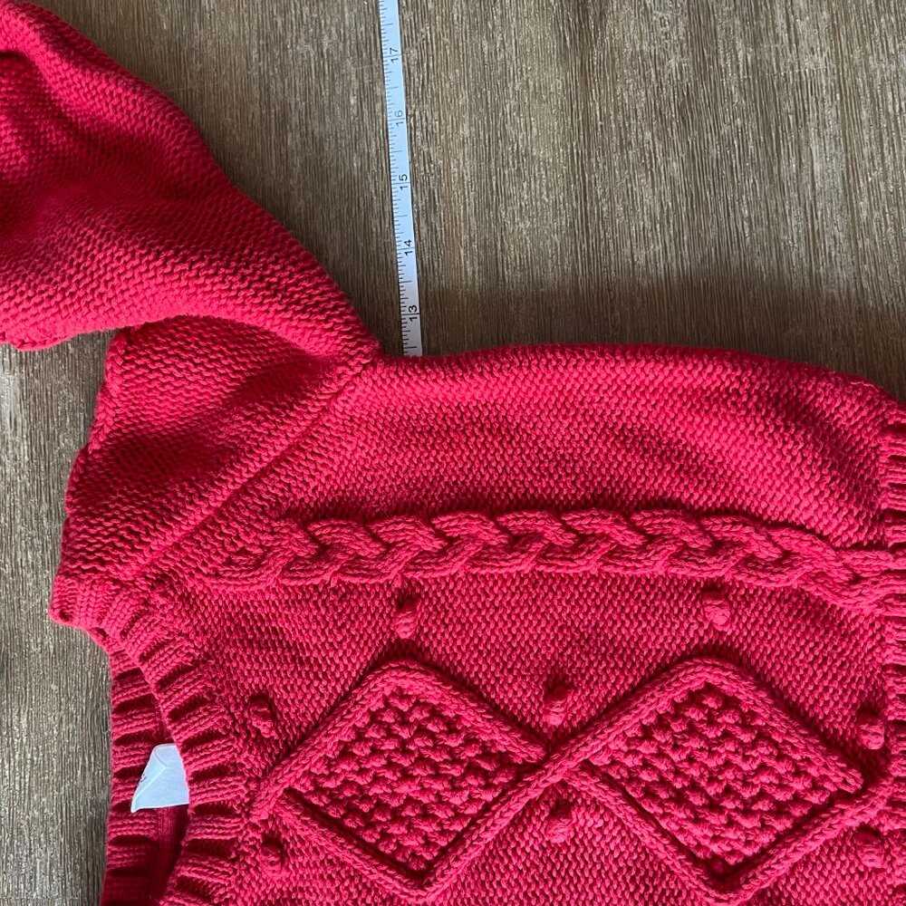 Gap Red Diamond cable Knit Chunky Crew Neck Sweater, Sweatshirt, Christmas top Kids > Shirts & Tops > Sweatshirts & Hoodies 25 $ Buttons & Beans Co.