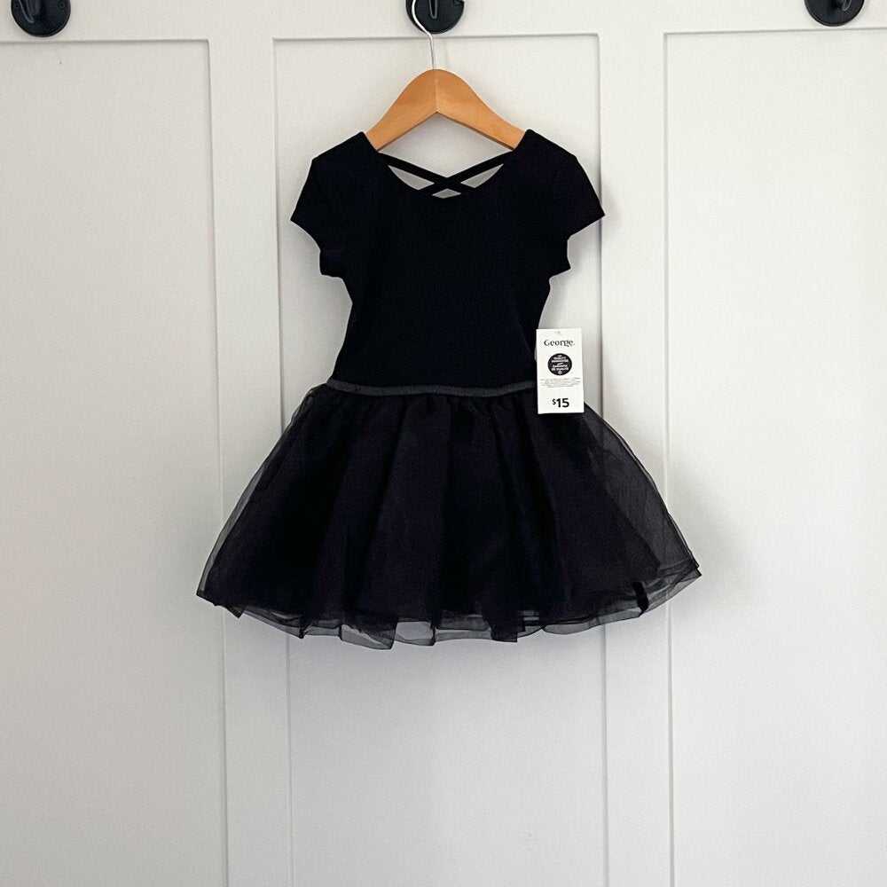 Girls Black tutu Dress, Ballerina, Cat Costume, Halloween 4t Kids > Dresses 10 $ Buttons & Beans Co.