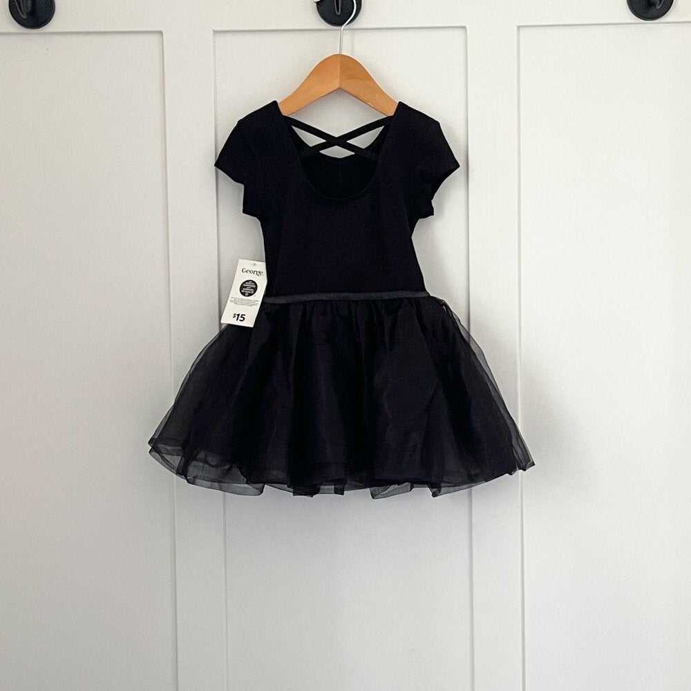 Girls Black tutu Dress, Ballerina, Cat Costume, Halloween 4t Kids > Dresses 10 $ Buttons & Beans Co.