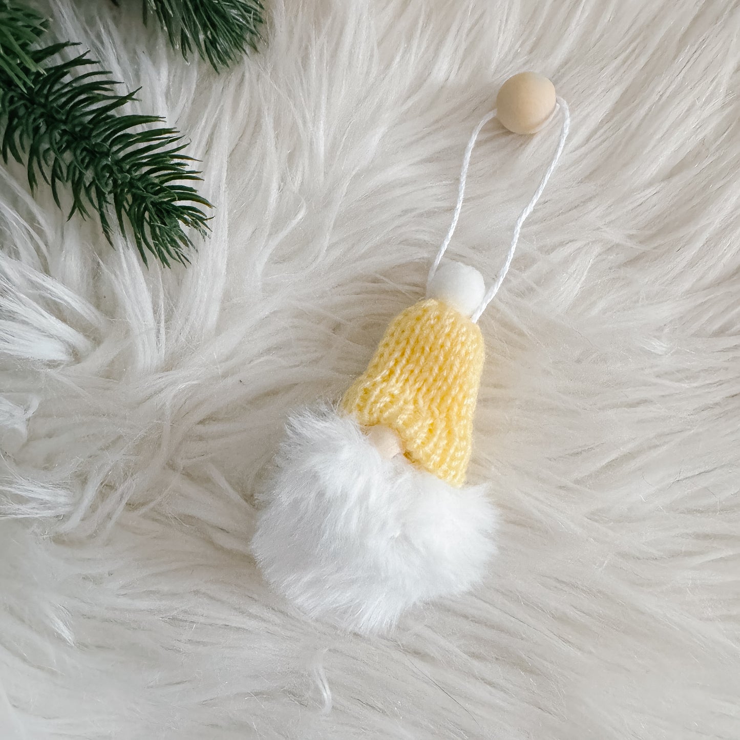 Gnome Christmas Mini Knitted Toque Ornament