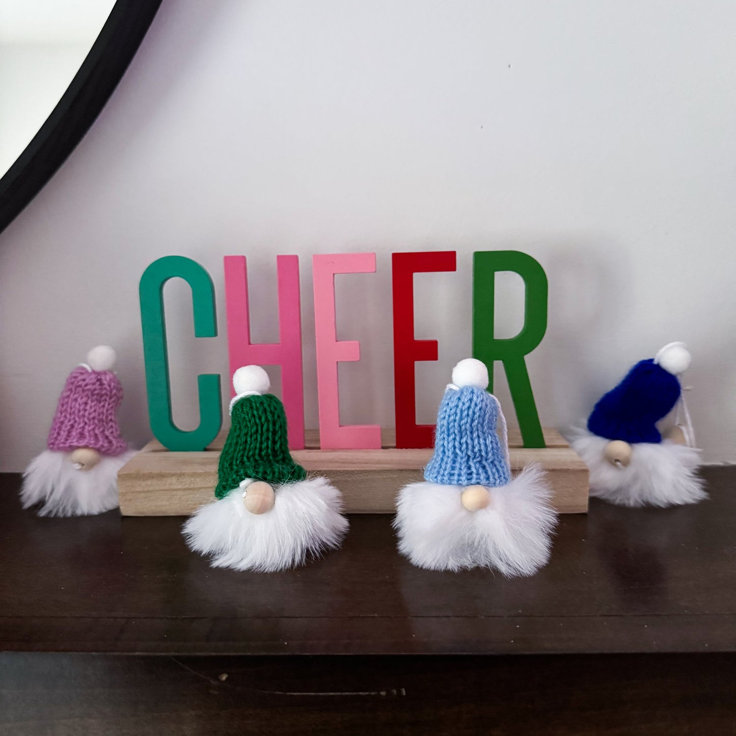 Gnome Christmas Mini Knitted Toque Ornament