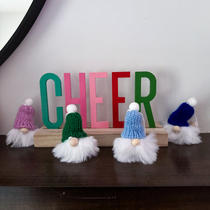 Gnome Christmas Mini Knitted Toque Ornament
