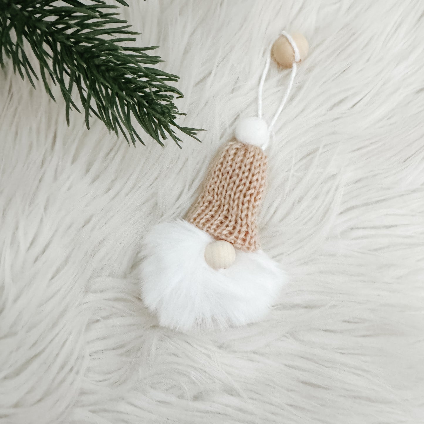 Gnome Christmas Mini Knitted Toque Ornament