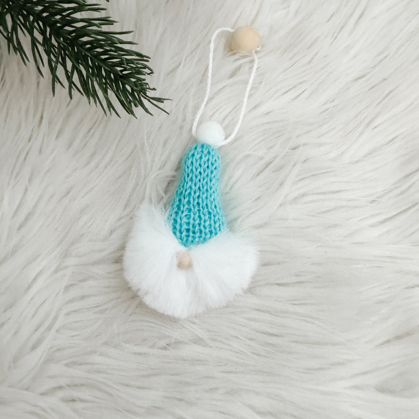 Gnome Christmas Mini Knitted Toque Ornament