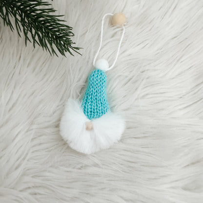 Gnome Christmas Mini Knitted Toque Ornament