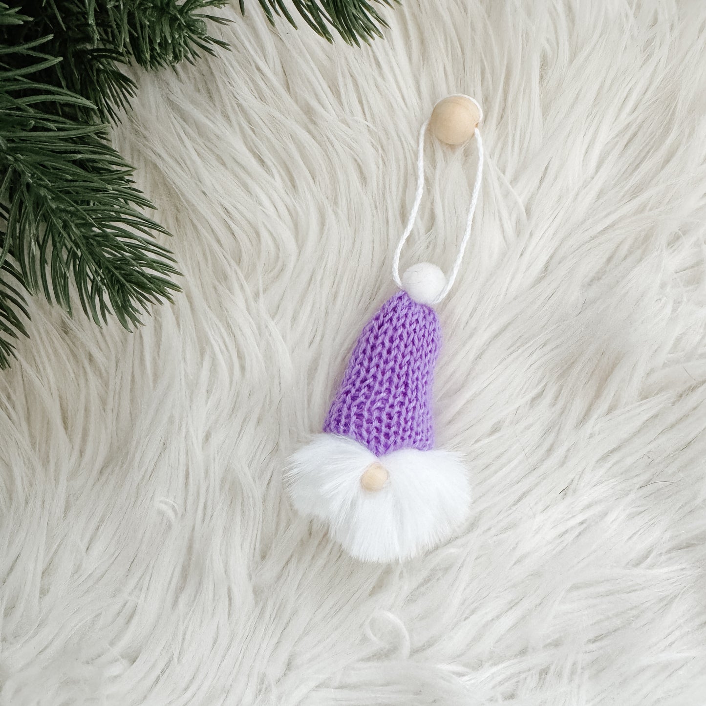 Gnome Christmas Mini Knitted Toque Ornament
