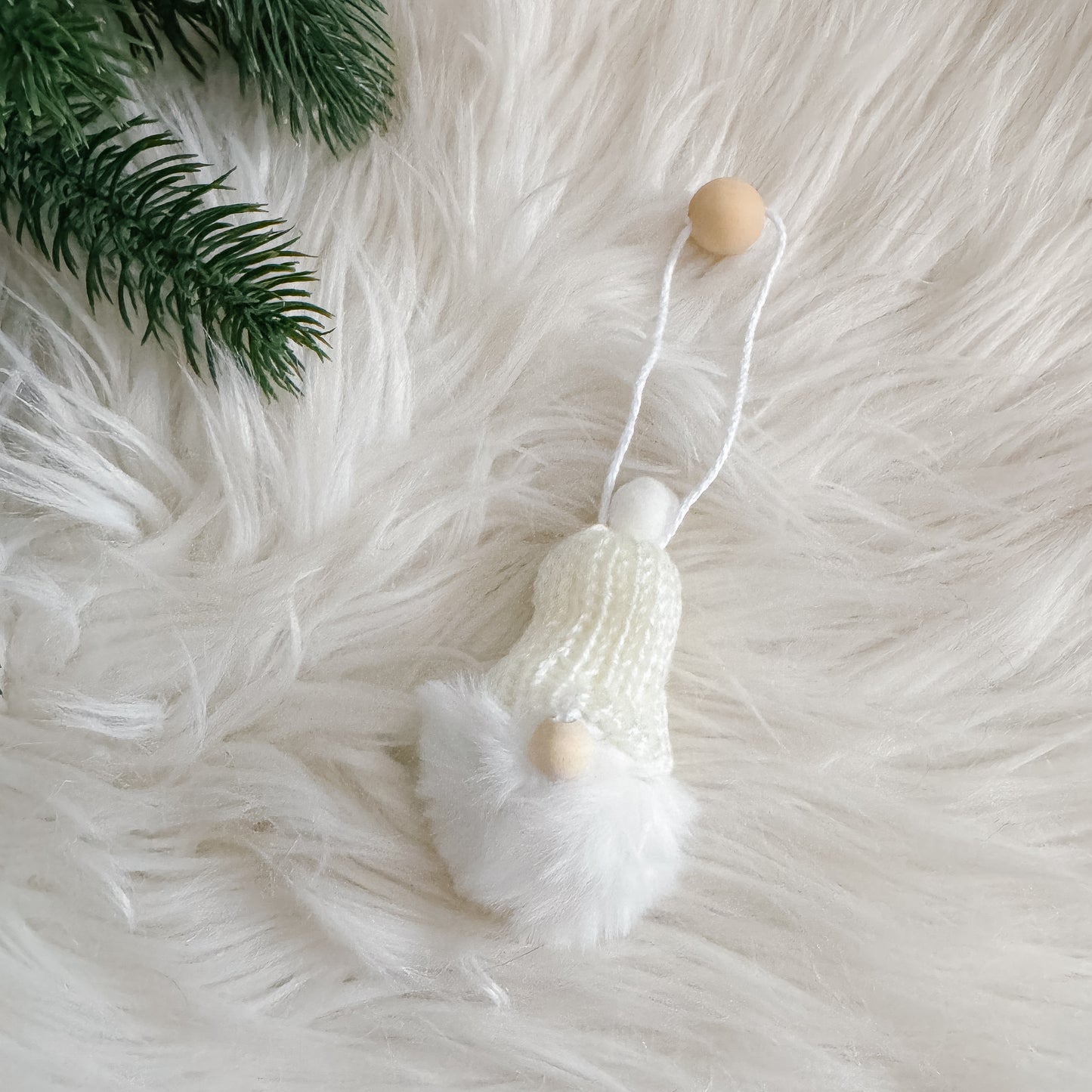 Gnome Christmas Mini Knitted Toque Ornament