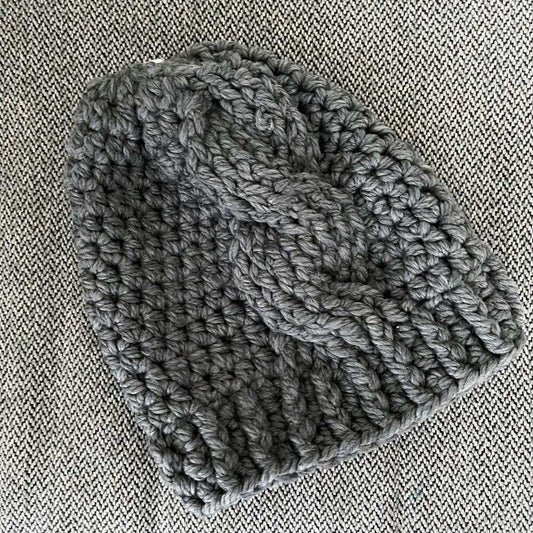 Grey Merino Wool Crochet Hat, Toque, Womens, Winter, Warm Beanie, Handmade … Women > Accessories > Hats 55 $ Buttons & Beans Co.