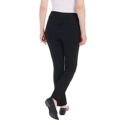 Hilary Radley Women’s Pull-on Stretch Trouser Pant | Black Draw string Waist Women > Pants & Jumpsuits > Trousers 18 $ Buttons & Beans Co.