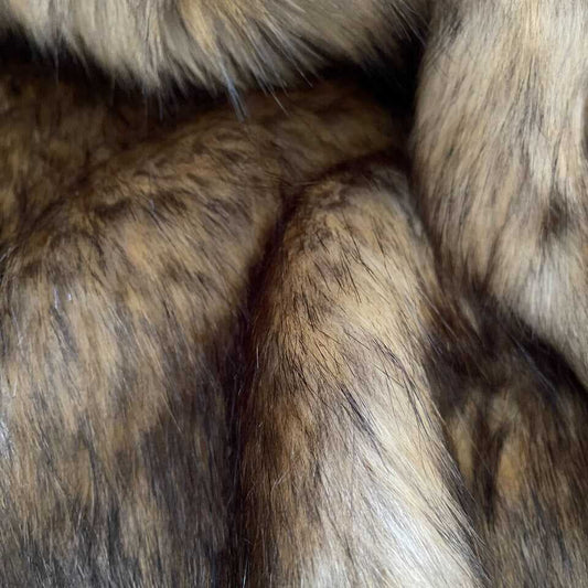 Honey Wolf Faux Fur Fabric by the Yard or Meter | Pompom, arts & crafts, Costume, Upholstery, stuffy Faux Fur Fabric 4 $ Buttons & Beans Co.