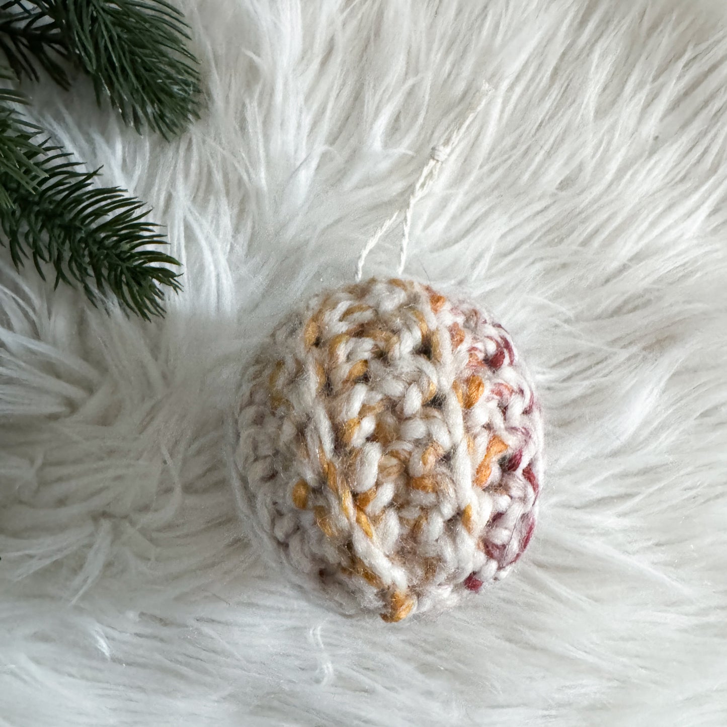 Crochet Bauble Christmas Ornament | Hudson