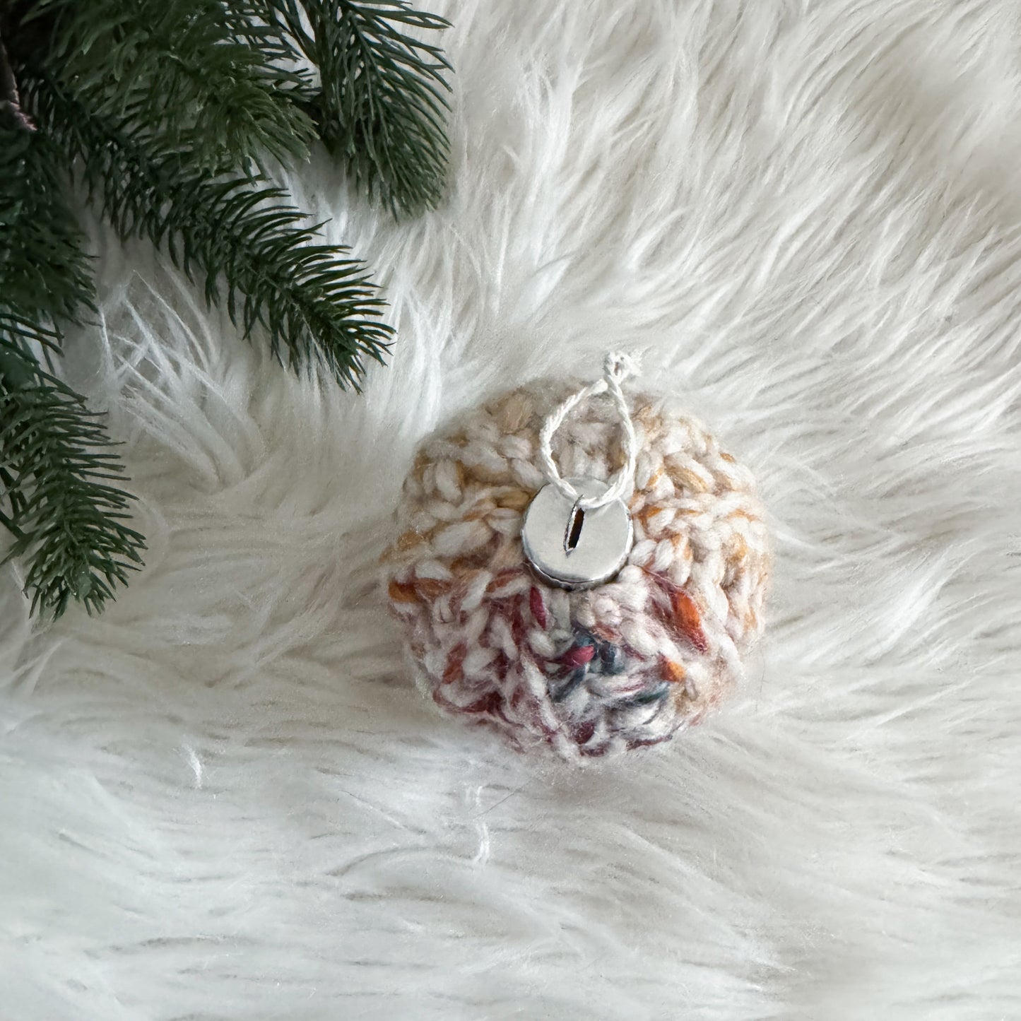 Crochet Bauble Christmas Ornament | Hudson