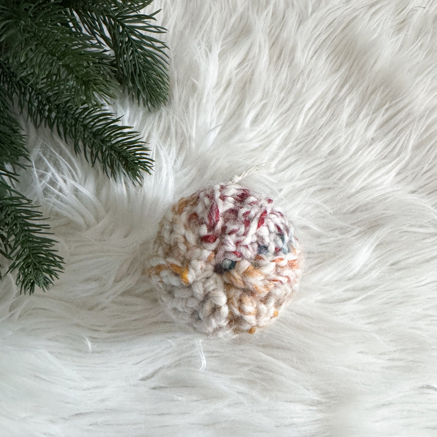 Crochet Bauble Christmas Ornament | Hudson