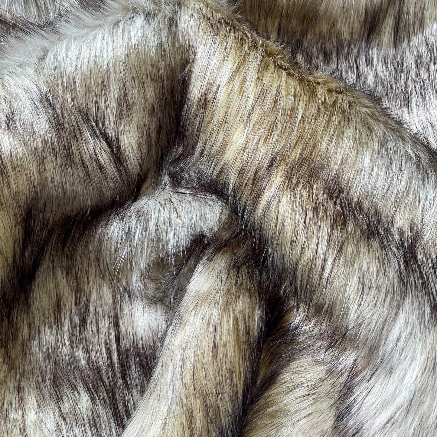 Husky/Honey Faux Fur Fabric by the Yard or Meter | Grey and Tan Pompom, Arts & Crafts, Decor, Costume Faux Fur Fabric 3 $ Buttons & Beans Co.