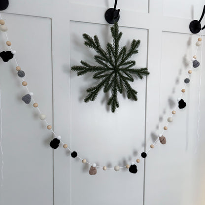 DIY Neutrals Mini Knitted Toque Garland Kit