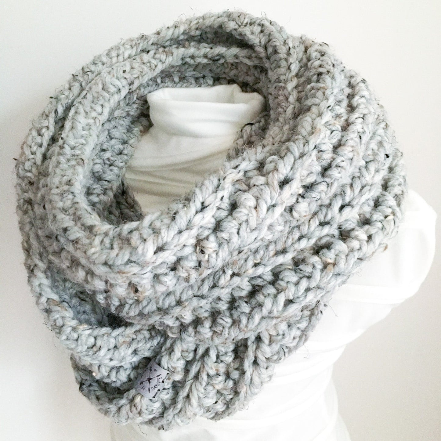 Infinity Scarf Chunky Crochet | Pick your own Colour Double Loop Scarves | Toddler to Adult
