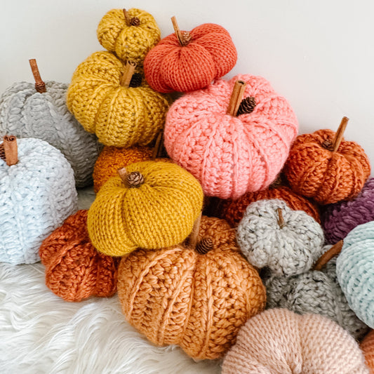 Pumpkin | Chunky Crochet Fall Decor | Pick your Colour