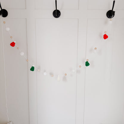 Christmas Mini Knitted Toque Garland