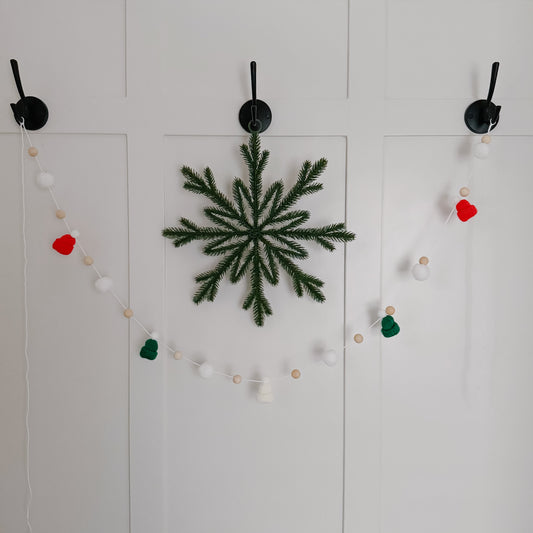 Christmas Mini Knitted Toque Garland