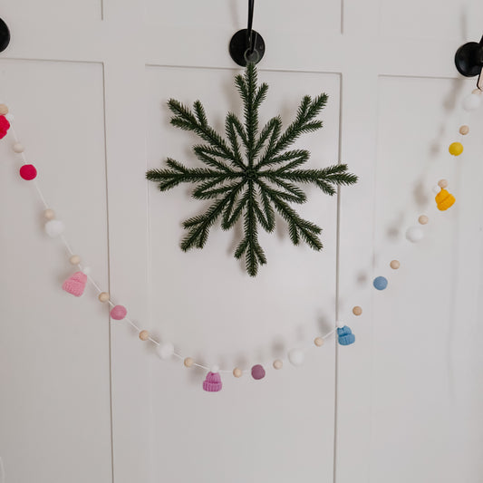 DIY Pastel Christmas Mini Knitted Toque Garland Kit